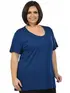 Blusa gola careca plus size fenomenal