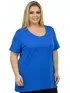 Blusa gola careca plus size fenomenal