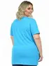 Blusa gola careca plus size fenomenal