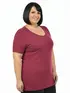 Blusa gola careca plus size fenomenal