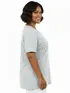Blusa gola careca plus size fenomenal