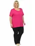 Blusa gola careca plus size fenomenal