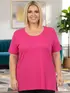 Blusa gola careca plus size fenomenal