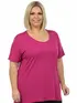 Blusa gola careca plus size fenomenal