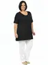 Blusa gola careca plus size fenomenal