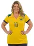 Blusa Brasil Show Plus Size Fenomenal (sem elastano)
