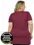 Blusa mullet plus size gola redonda fenomenal(sem elasticidade)