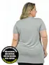 Blusa mullet plus size gola redonda fenomenal(sem elasticidade)