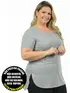 Blusa mullet plus size gola redonda fenomenal(sem elasticidade)