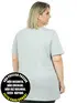 Blusa plus size fantastica lisa