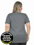 Blusa plus size fantastica lisa