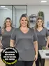 Blusa plus size fantastica lisa