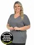 Blusa plus size fantastica lisa