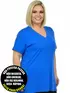 Blusa plus size fantastica lisa