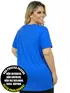 Blusa plus size fantastica lisa