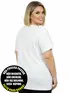 Blusa plus size fantastica lisa