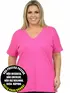 Blusa plus size fantastica lisa