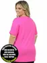 Blusa plus size fantastica lisa