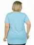 Blusa visco longa plus size