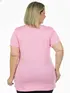 Blusa visco longa plus size