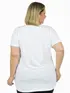 Blusa visco longa plus size