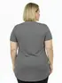 Blusa visco longa plus size