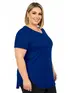 Blusa visco longa plus size