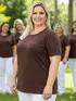 Blusa Plus Size Fenomenal Visco-Premium Confort: Elegância Corporativa