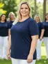 Blusa Plus Size Fenomenal Visco-Premium Confort: Elegância Corporativa