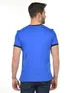 Camiseta lisa punho de outra cor