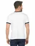 Camiseta lisa punho de outra cor
