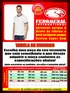 Camiseta lisa punho de outra cor