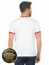 Camiseta lisa punho de outra cor