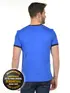 Camiseta lisa punho de outra cor