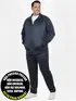 Conjunto plus size jaqueta e calça capitão
