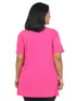 Blusa V Longa Plus Size Fenomenal (Sem Elasticidade)
