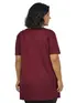 Blusa V Longa Plus Size Fenomenal (Sem Elasticidade)