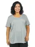 Blusa V Longa Plus Size Fenomenal (Sem Elasticidade)