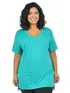 Blusa V Longa Plus Size Fenomenal (Sem Elasticidade)