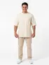 Camiseta oversized lisa premium