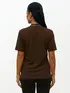 Camiseta feminina oversized lisa premium
