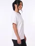 Camiseta raglan  oversized  feminina