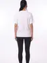 Camiseta raglan  oversized  feminina