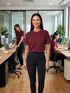 Camiseta raglan  oversized  feminina