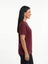 Camiseta raglan  oversized  feminina