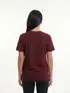 Camiseta raglan  oversized  feminina