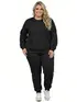 Blusão unissex plus size moletom flanelado