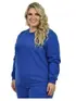 Blusão unissex plus size moletom flanelado