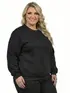 Blusão unissex plus size moletom flanelado