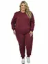 Blusão unissex plus size moletom flanelado